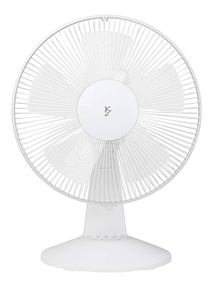 Amazon | [山善] 扇風機 30cm 卓上 押しボタンスイッチ 首振り